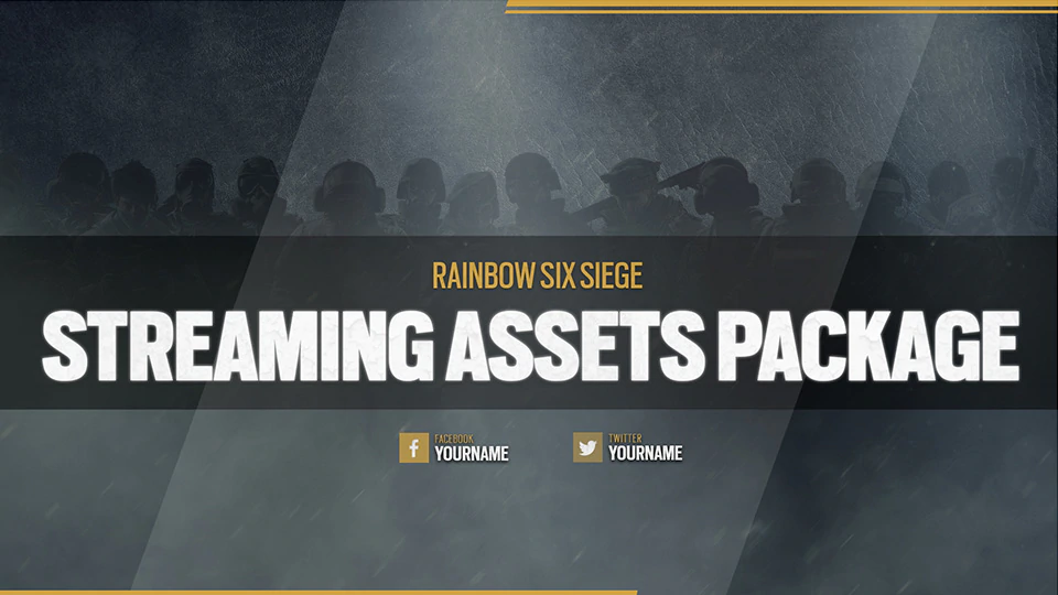 RainBow Six Siege Streaming Pack