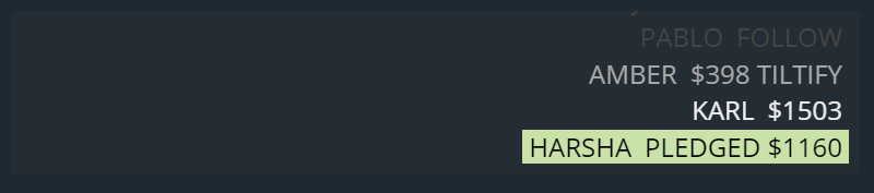Streamlabs Event List